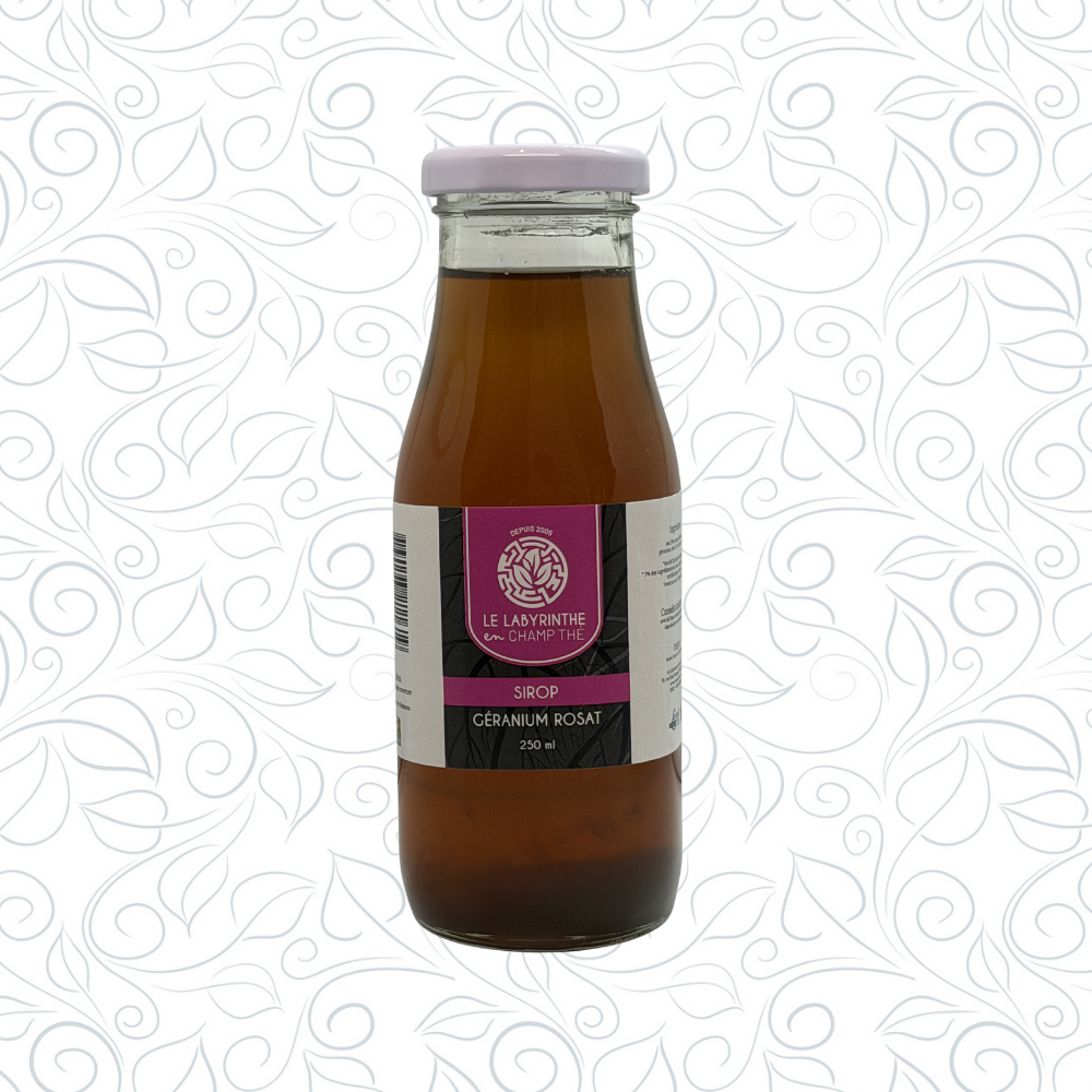 Sirop Géranium Rosat